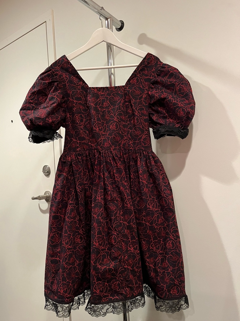 Handmade Puff Sleeve Dress